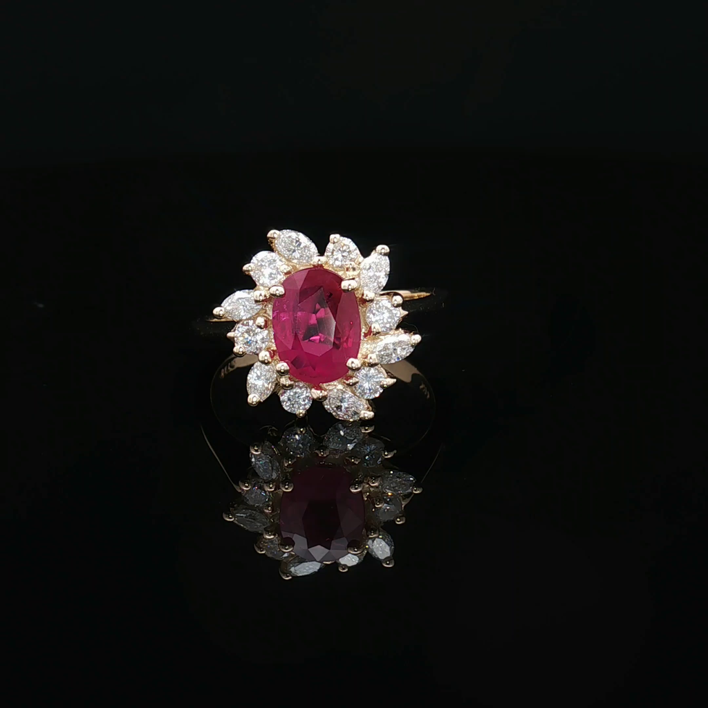 Colored Stone Rings  -  Women'
