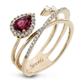 Colored Stone Rings  -  Women'