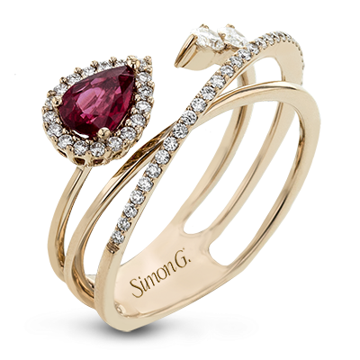 Colored Stone Rings  -  Women'