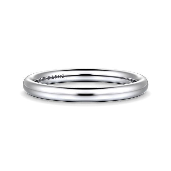 Precious Metal (No Stones) Wedding Bands  -  Women'