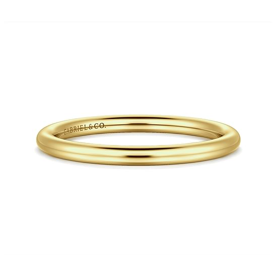 Precious Metal (No Stones) Wedding Bands  -  Women'