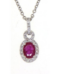 Colored Stone Pendant