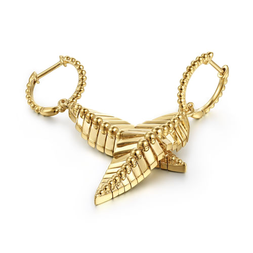 Precious Metal (No Stones) Earring