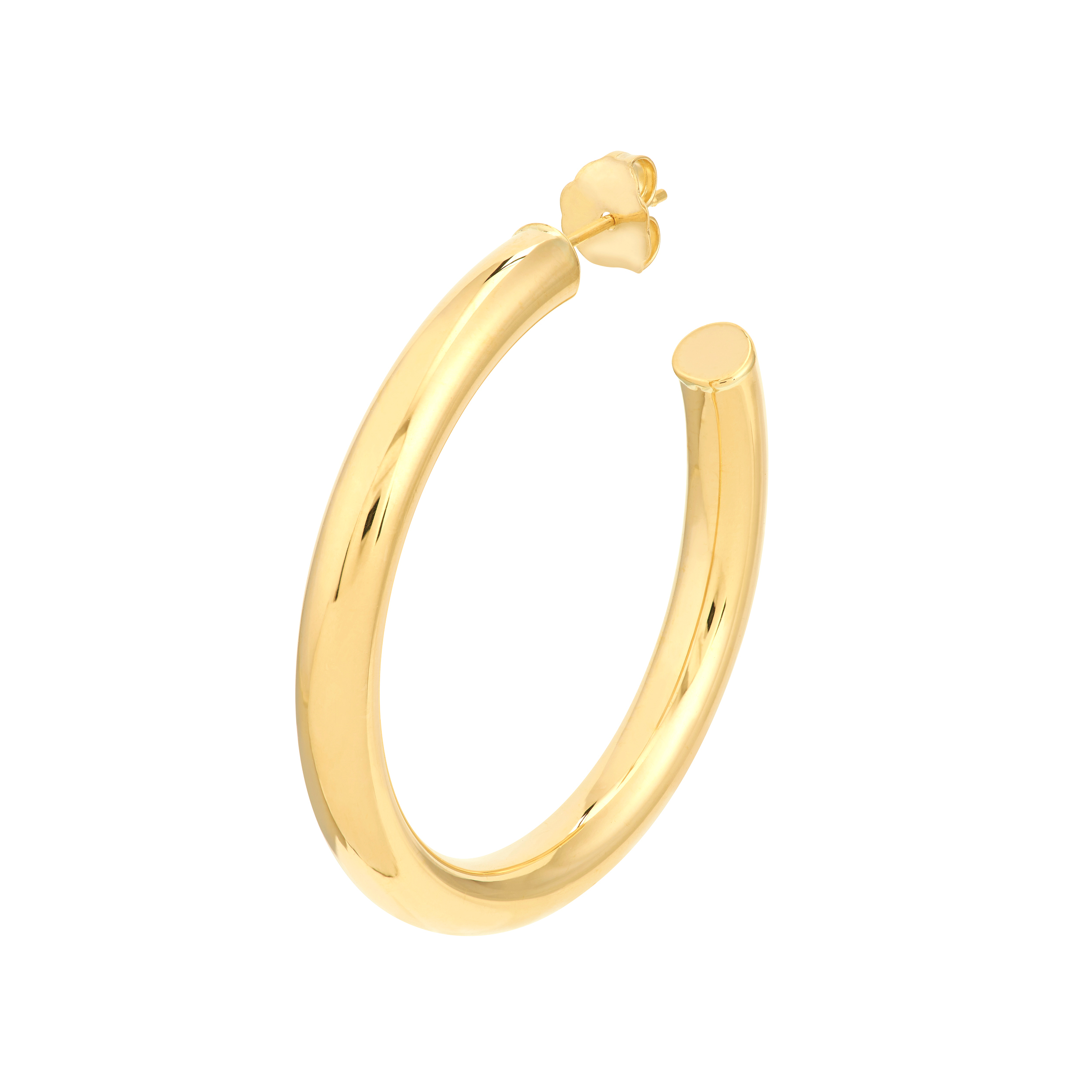 Precious Metal (No Stones) Earring