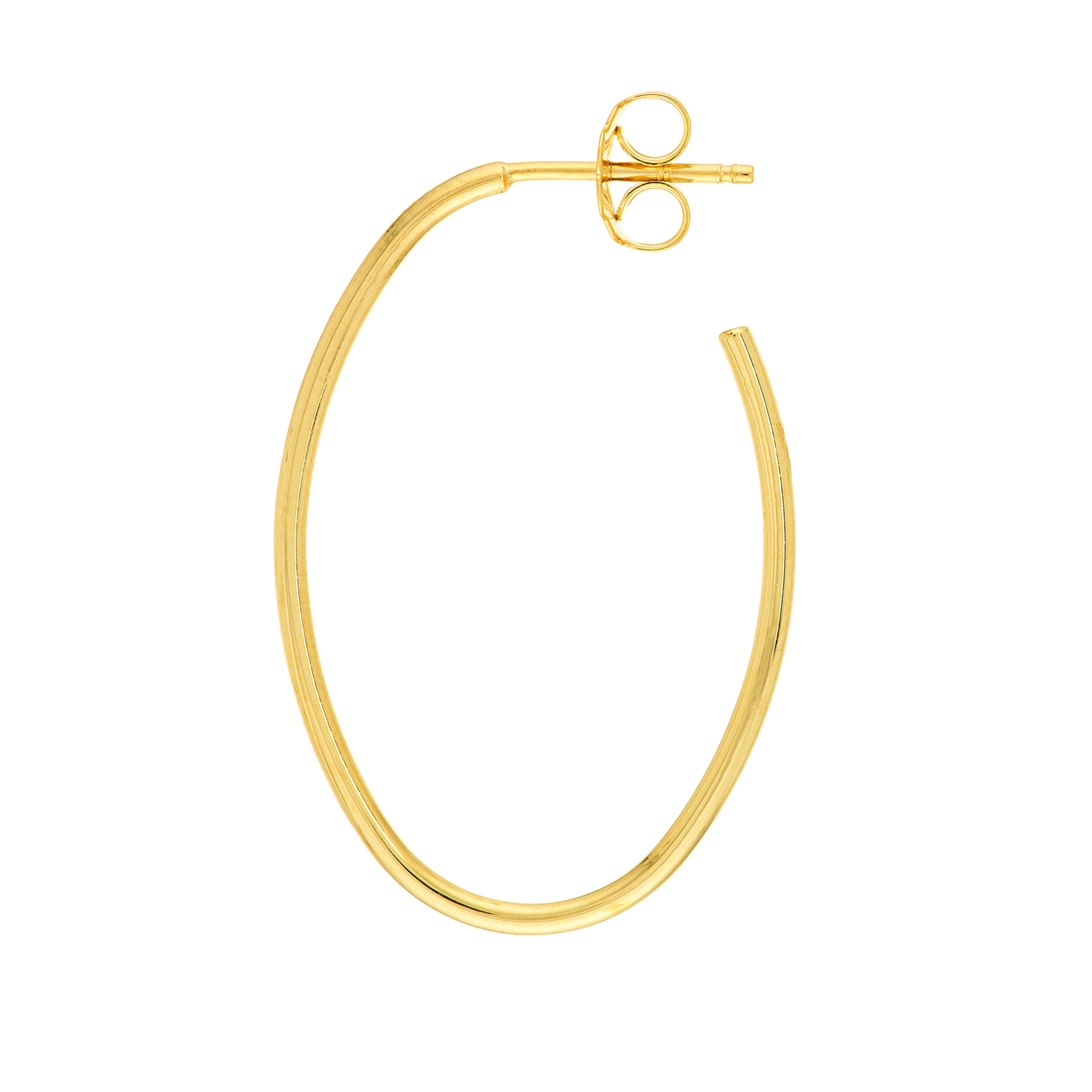 Precious Metal (No Stones) Earring