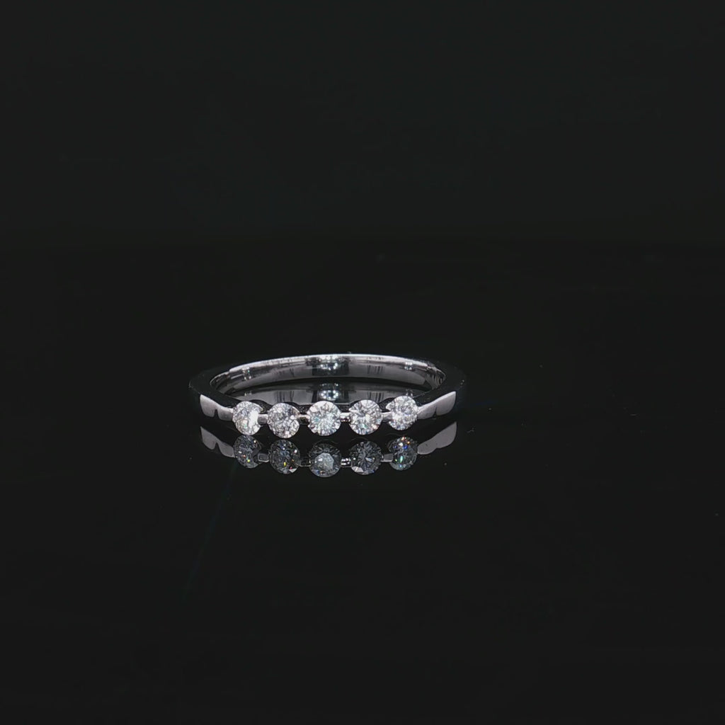 Diamond Wedding Bands  -  Women'