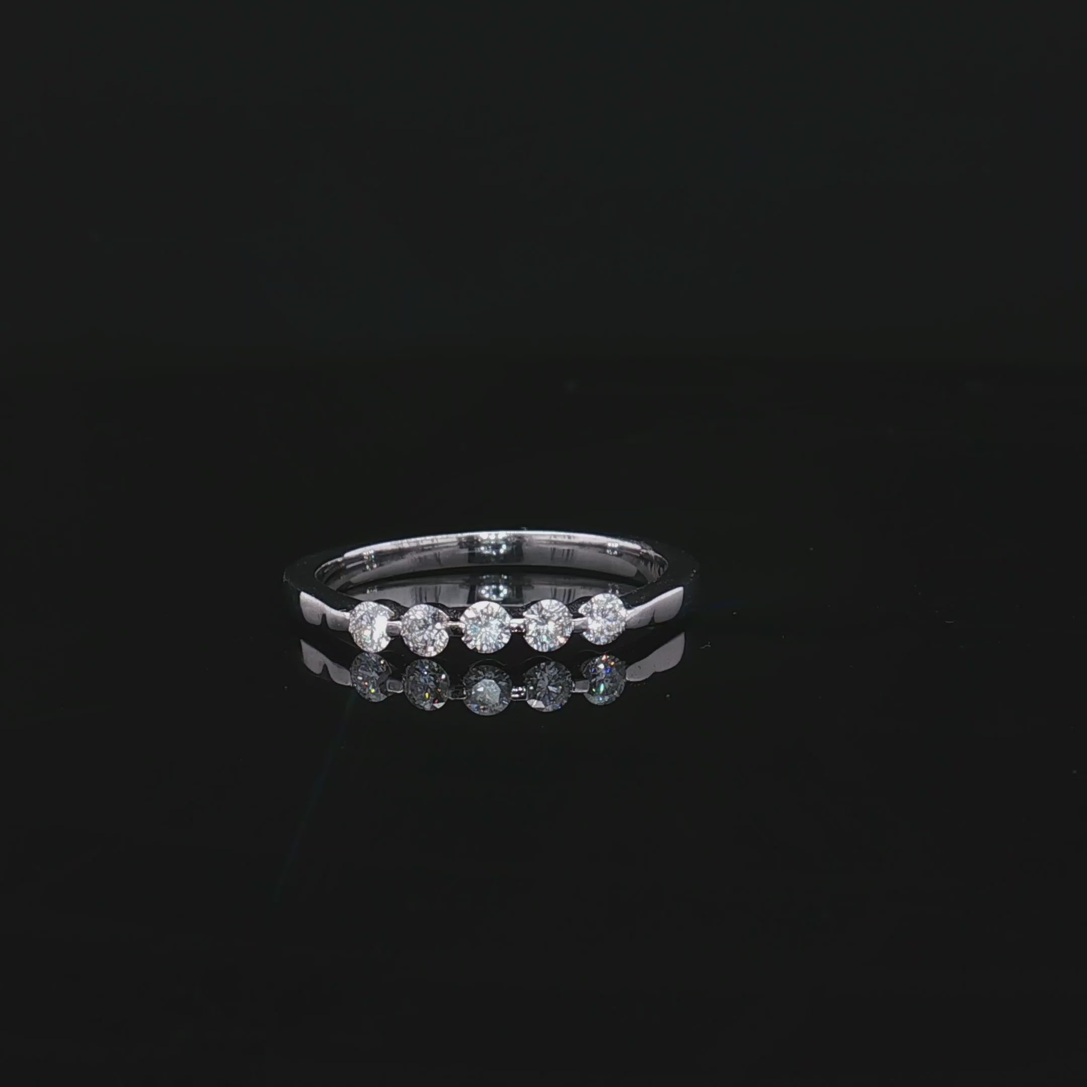 Diamond Wedding Bands  -  Women'