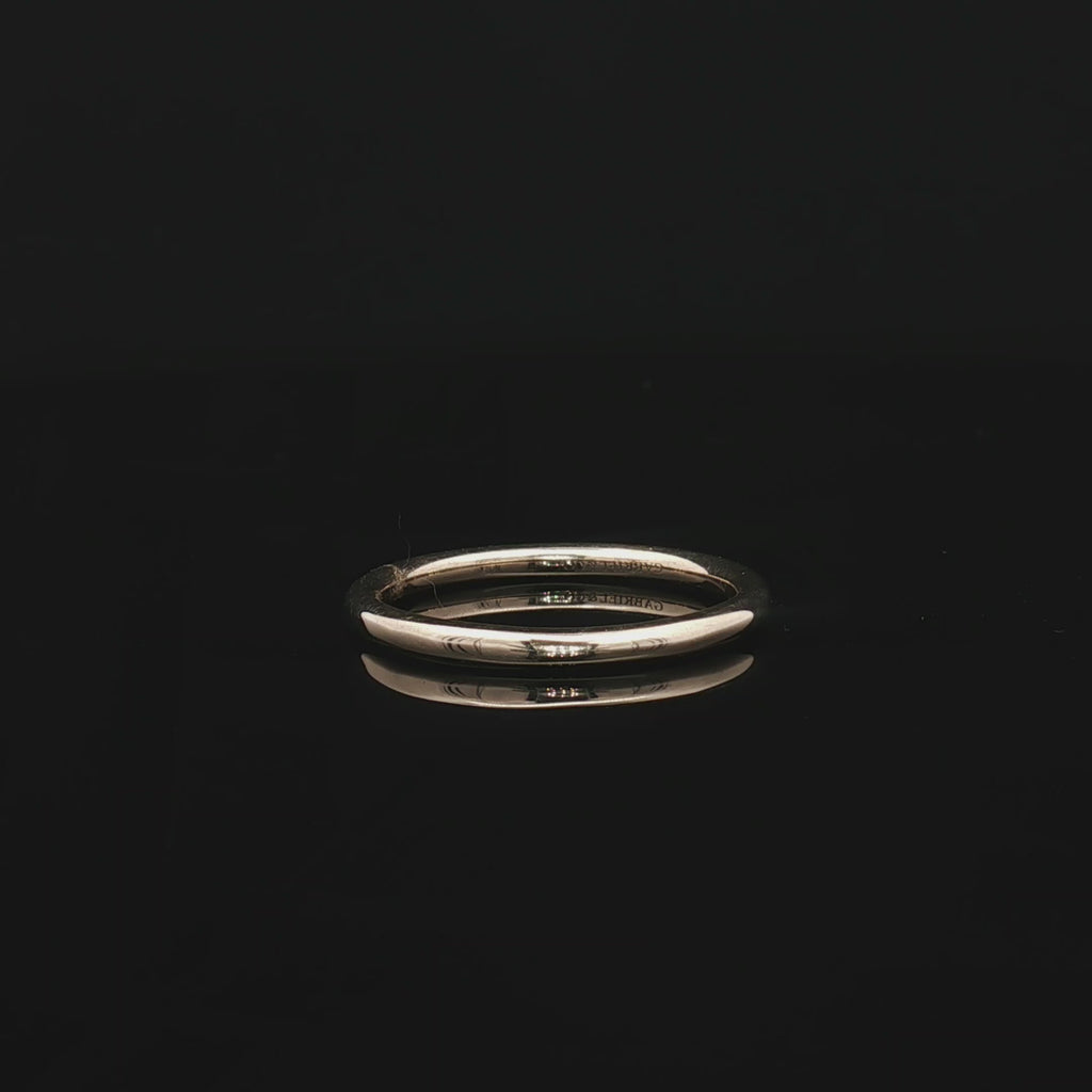 Precious Metal (No Stones) Wedding Bands  -  Women'