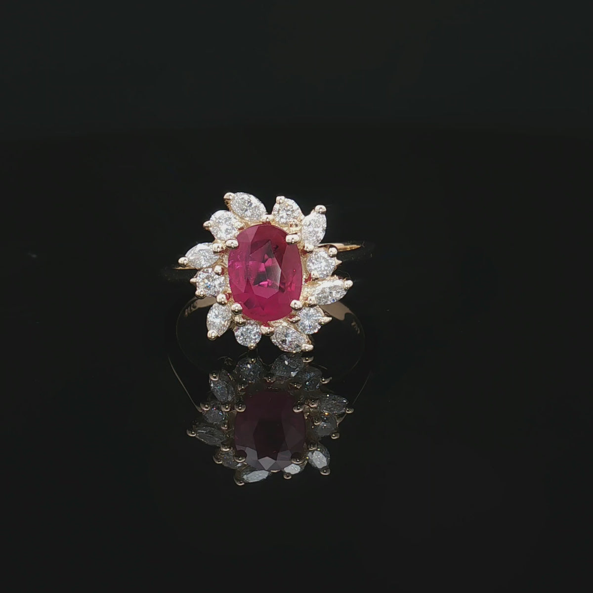 Colored Stone Rings  -  Women'