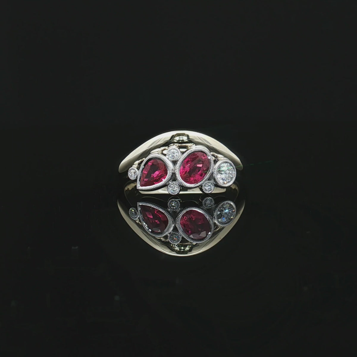 Colored Stone Rings  -  Women'