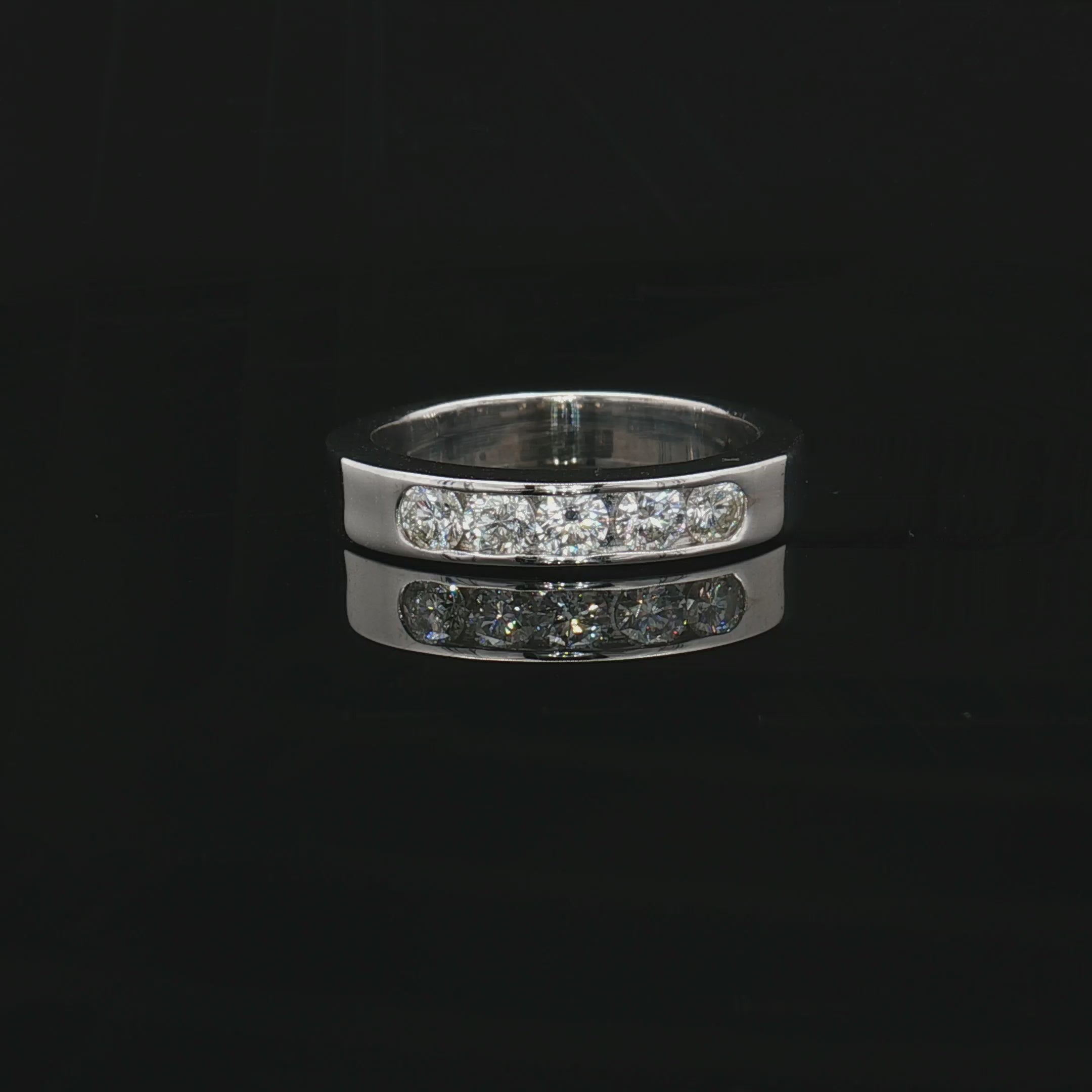 Diamond Wedding Bands  -  Women'