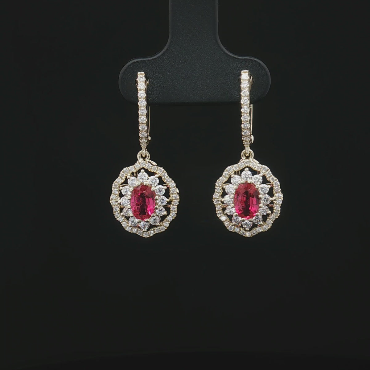 Colored Stone Earring