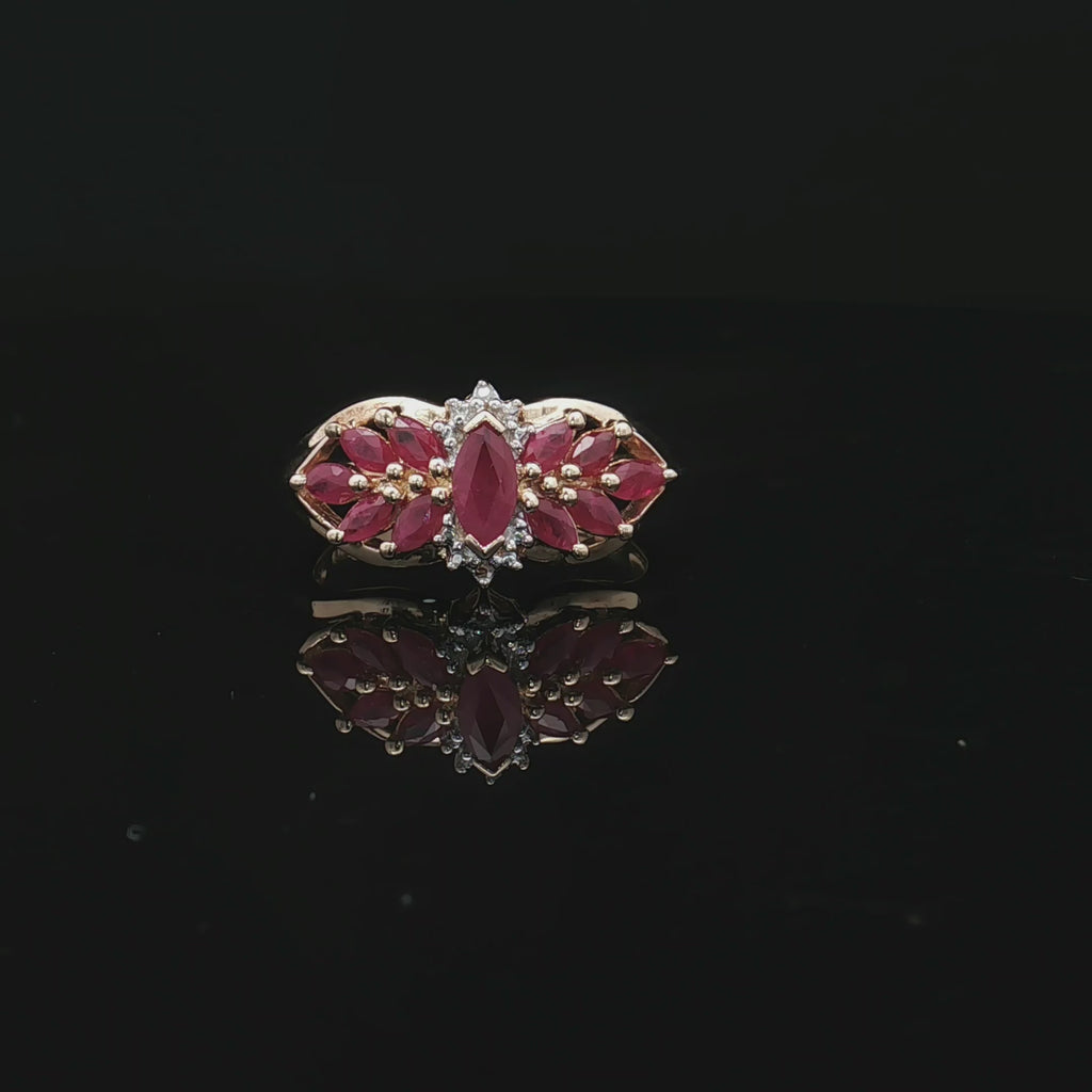 Colored Stone Rings  -  Women'