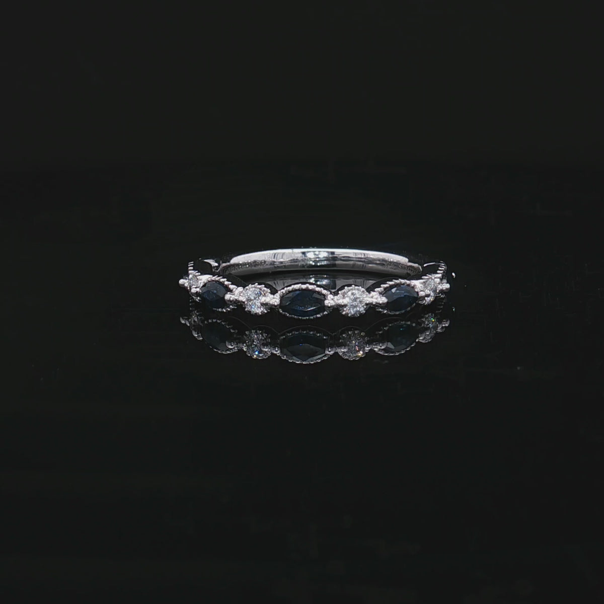 Diamond Wedding Bands  -  Women'