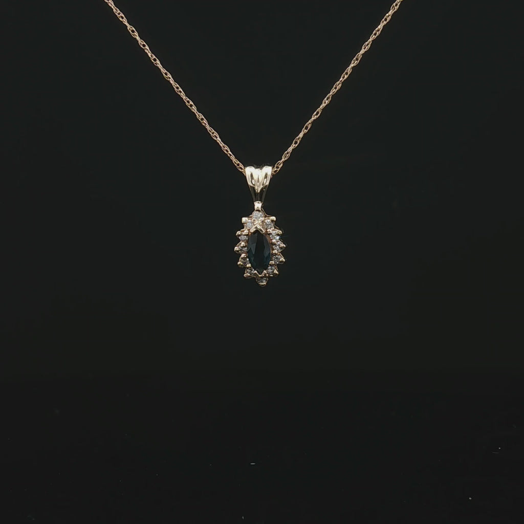 Colored Stone Pendant