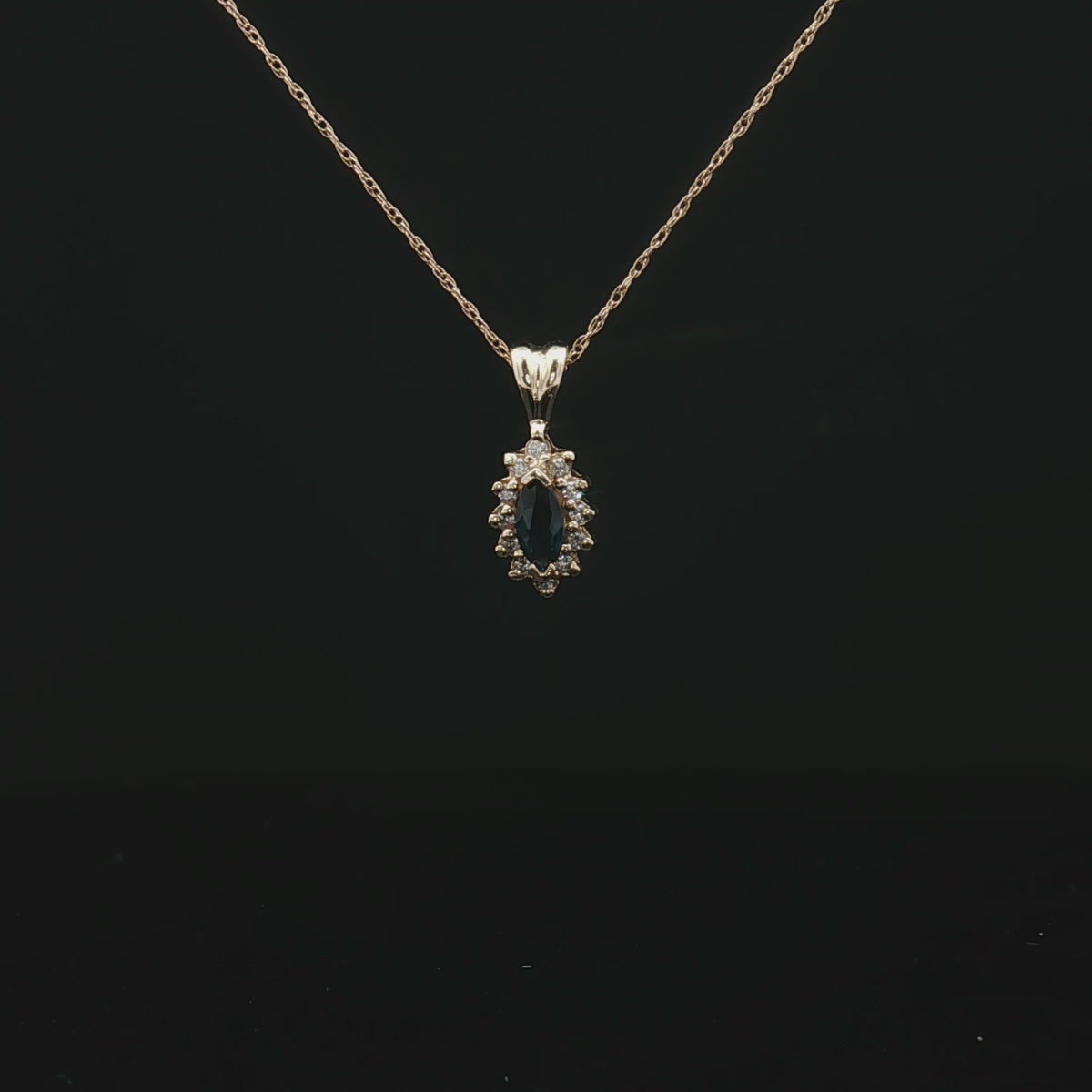 Colored Stone Pendant