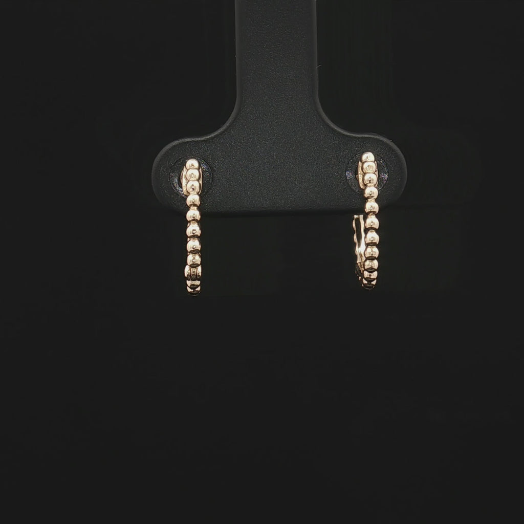 Precious Metal (No Stones) Earring