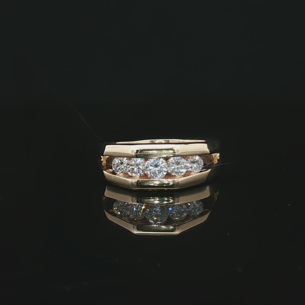 Diamond Fashion Rings  -  Men'