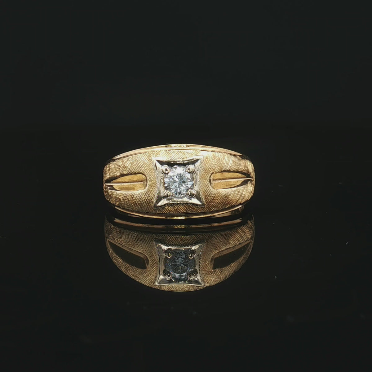 Diamond Fashion Rings  -  Men'