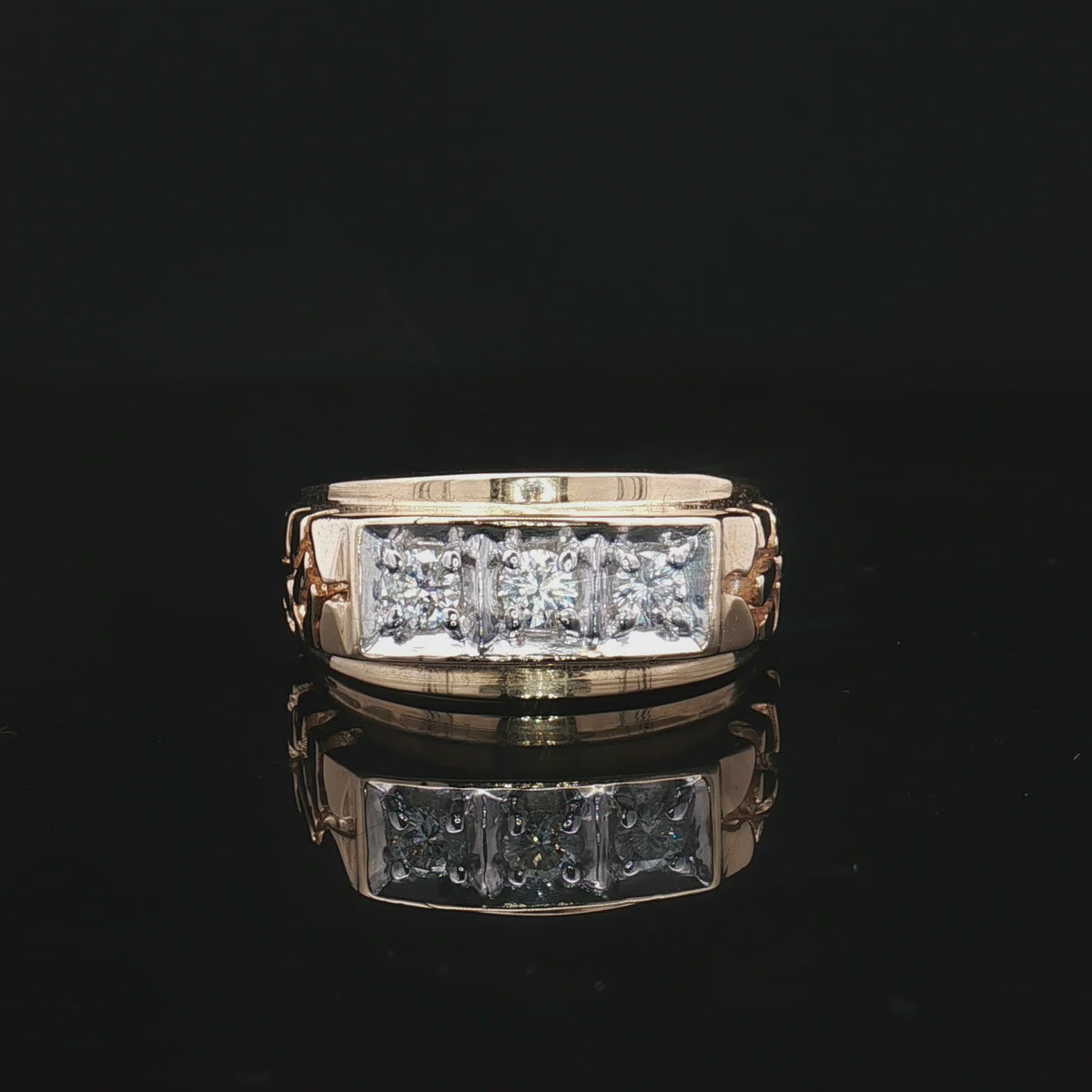 Diamond Fashion Rings  -  Men'