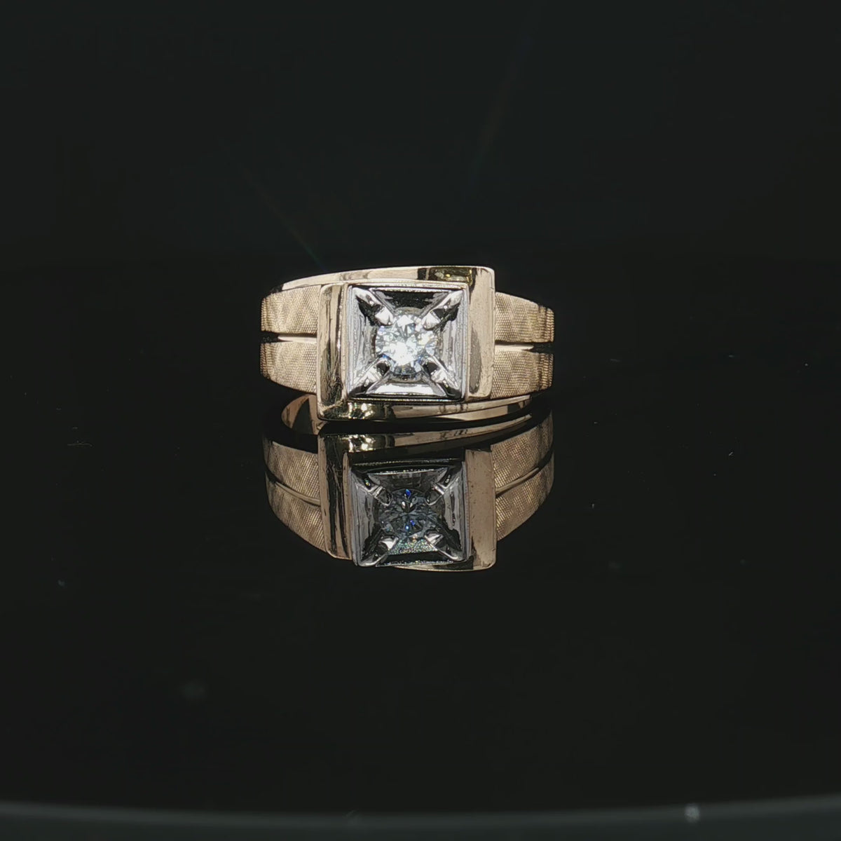 Diamond Fashion Rings  -  Men'