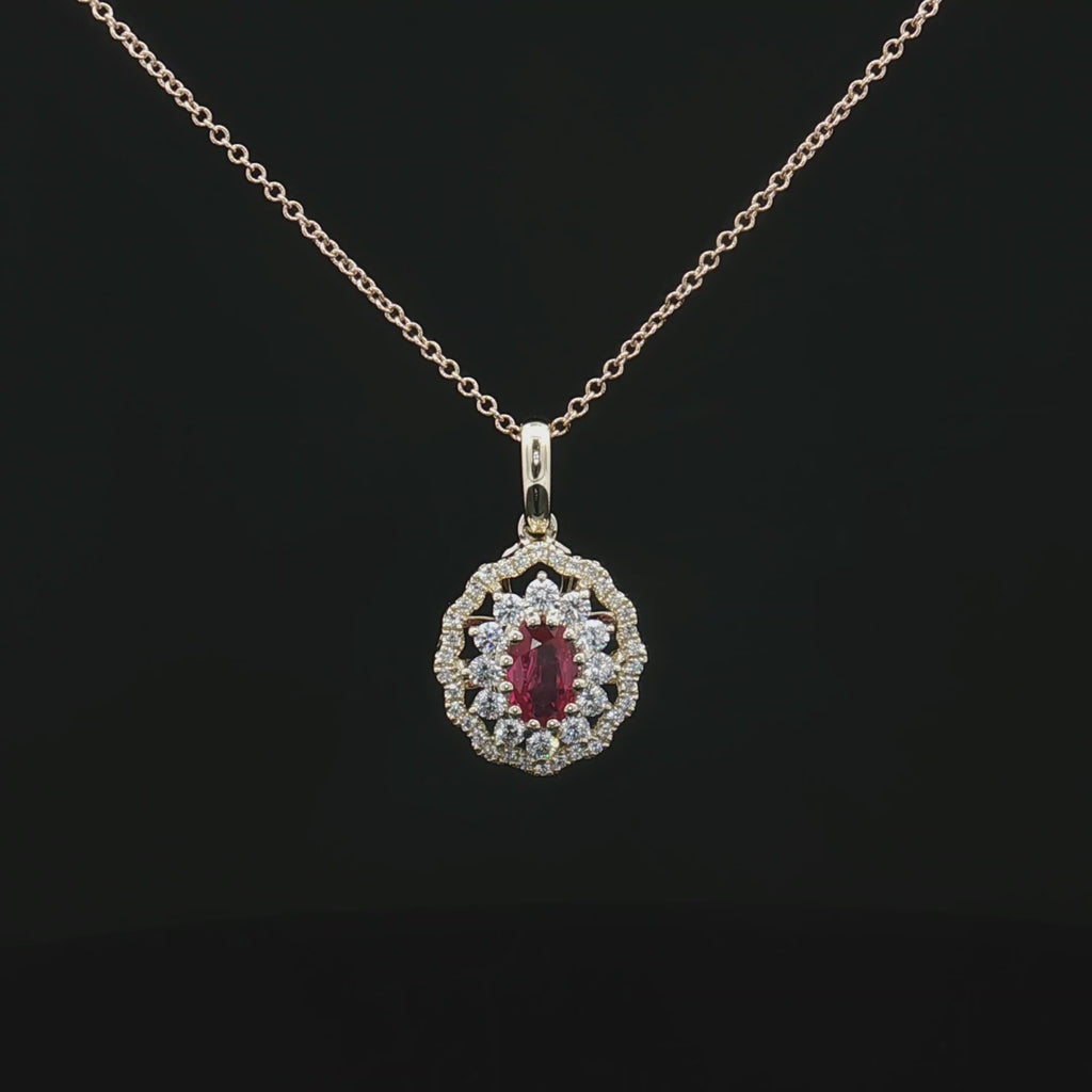 Colored Stone Pendant