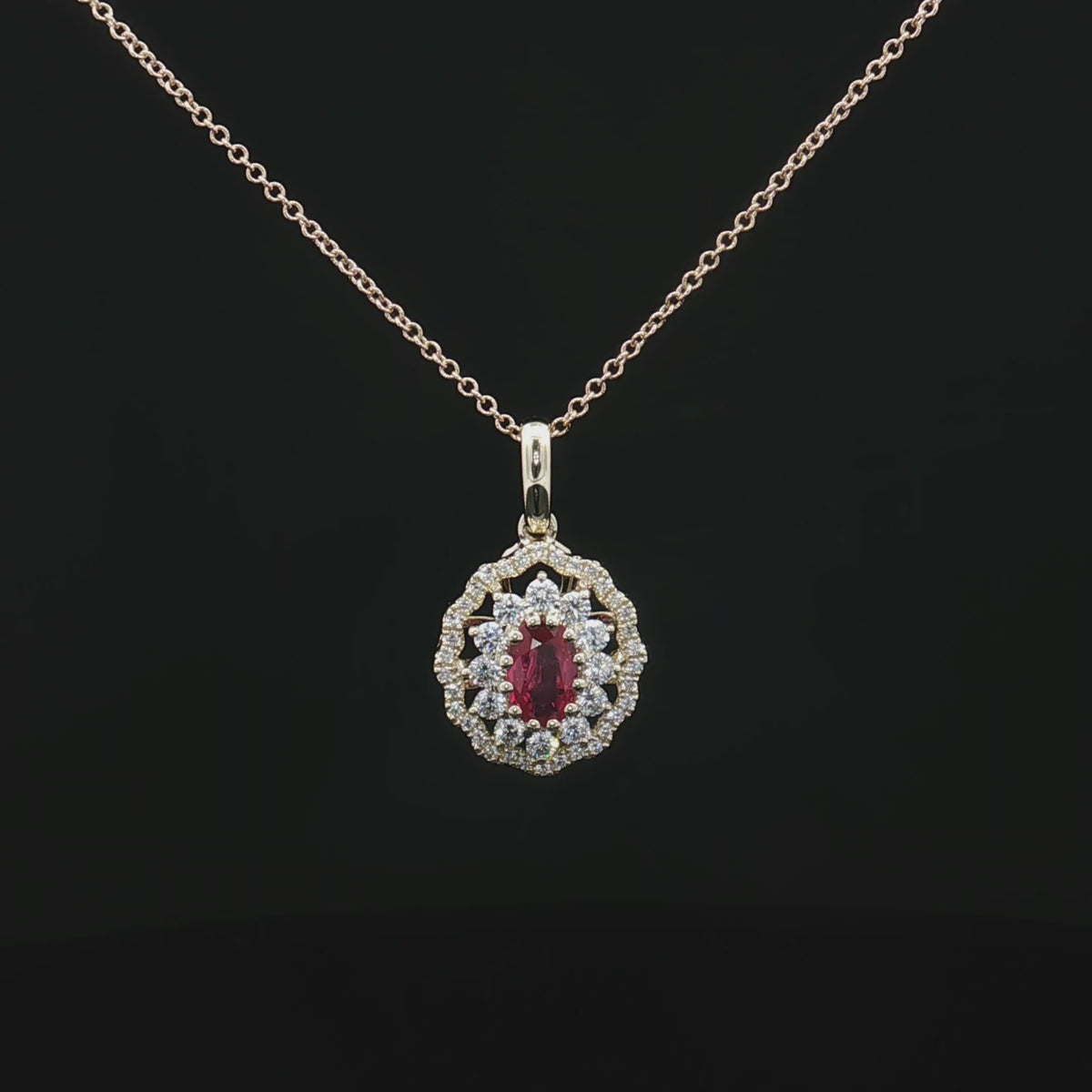 Colored Stone Pendant