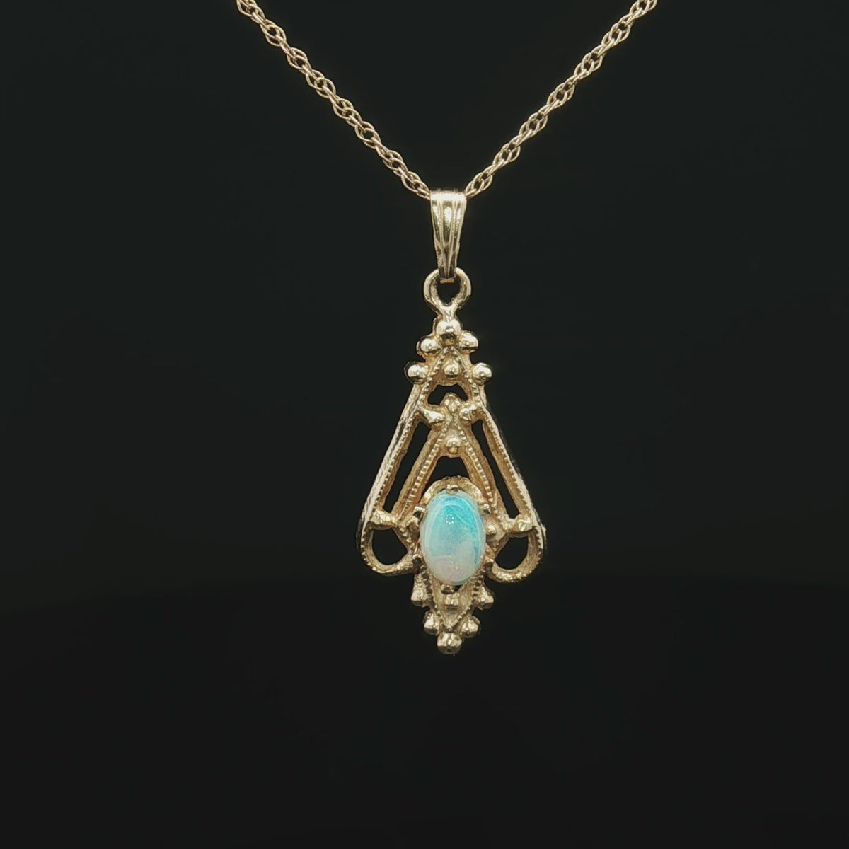 Colored Stone Pendant