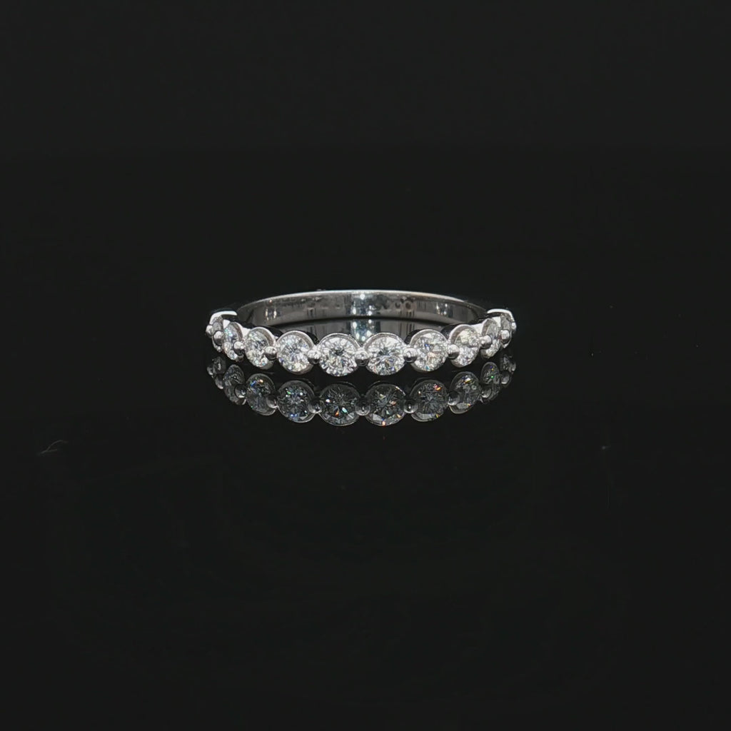 Diamond Wedding Bands  -  Women'