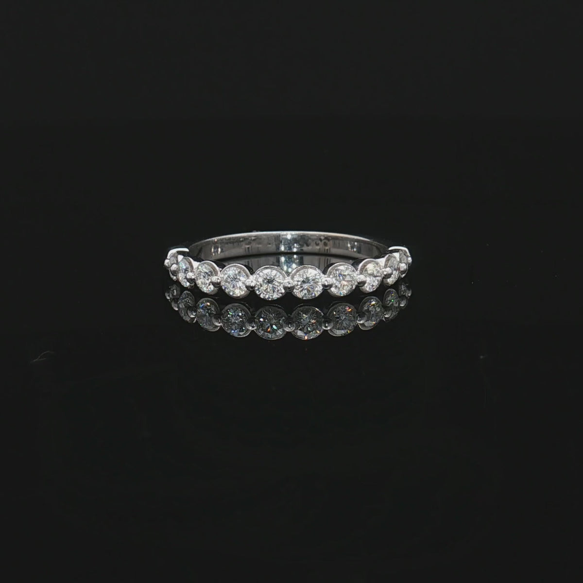 Diamond Wedding Bands  -  Women'