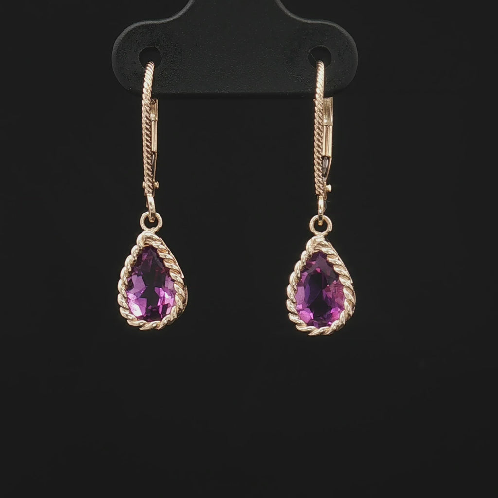 Colored Stone Earring
