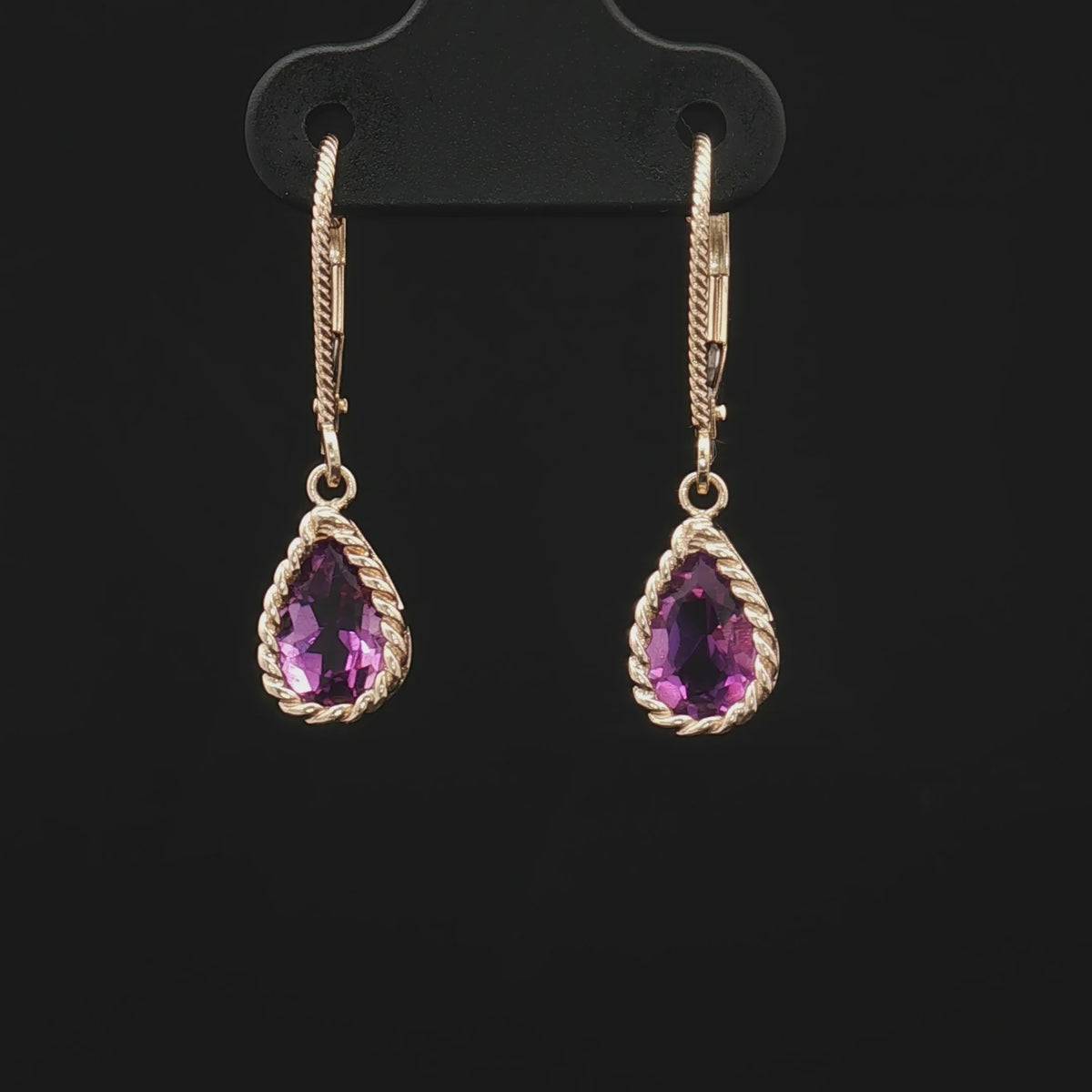 Colored Stone Earring
