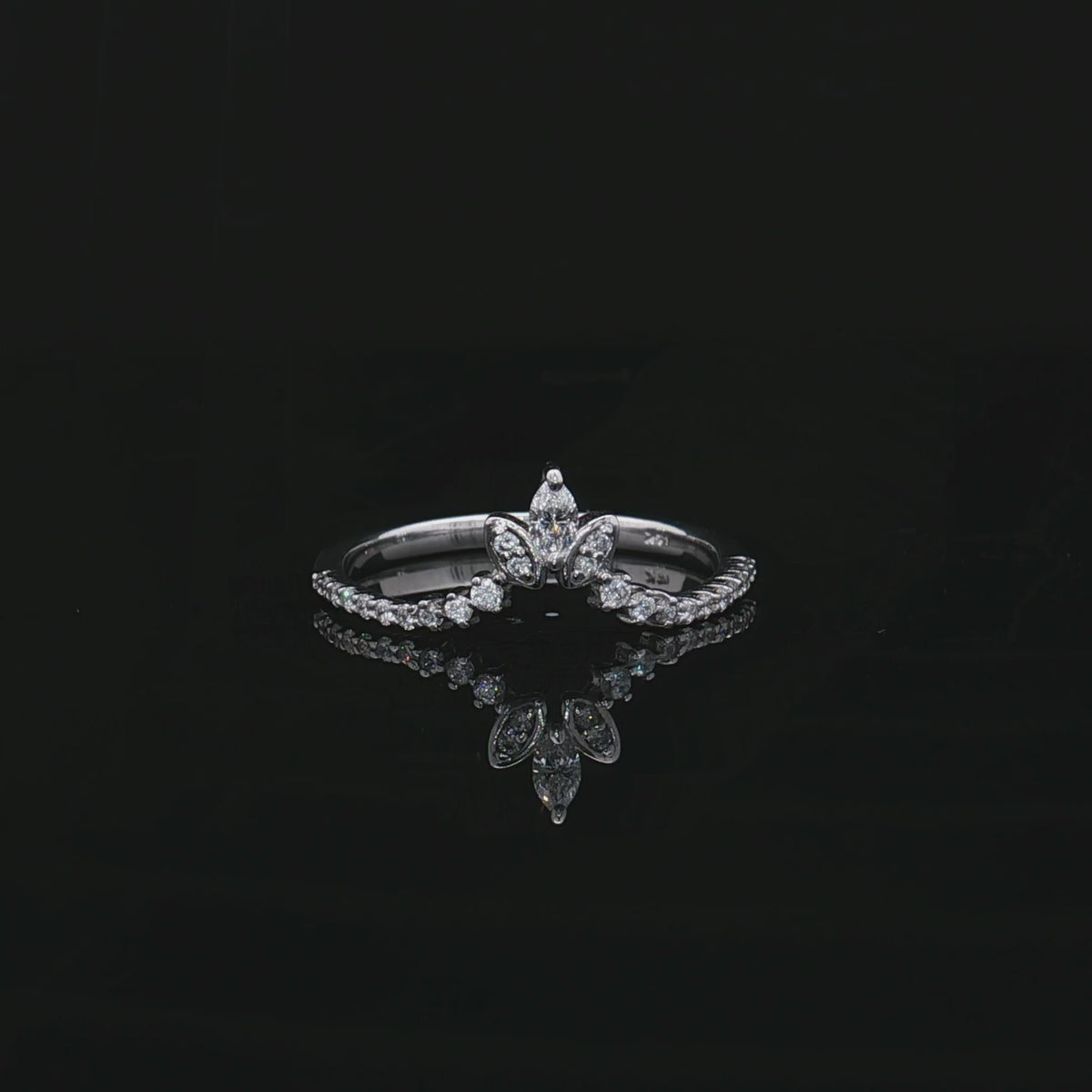 Diamond Wedding Bands  -  Women'