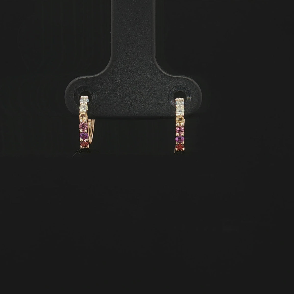 Colored Stone Earring