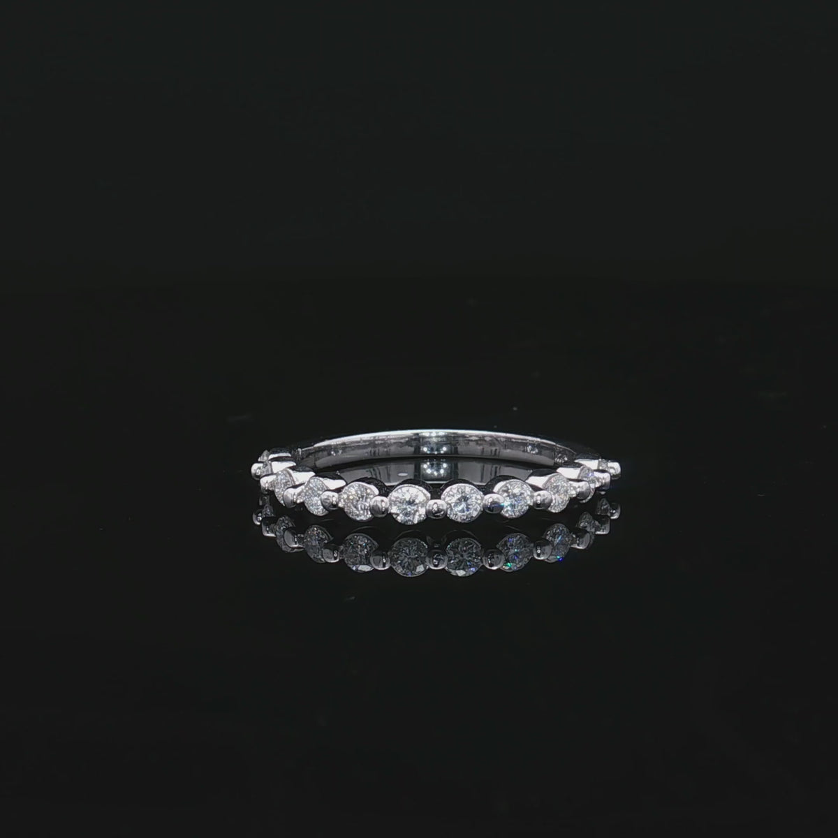 Diamond Wedding Bands  -  Women'
