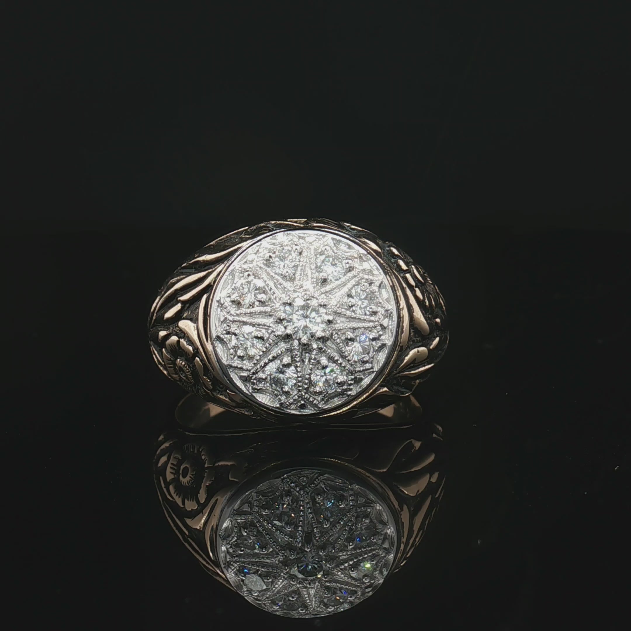Diamond Fashion Rings  -  Men'